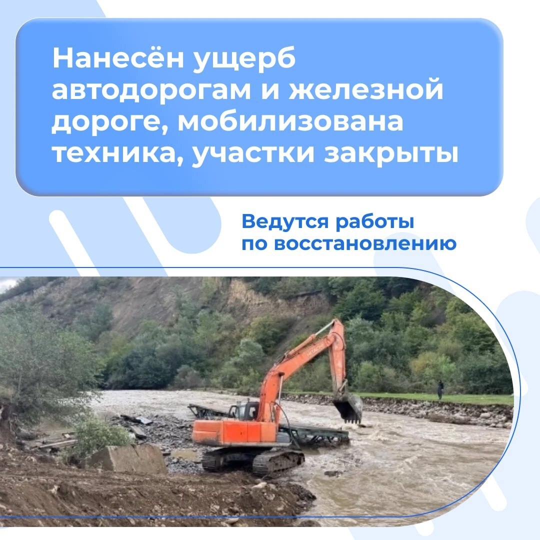 Министры доложили президенту о ходе работ по устранению последствий чрезвычайной ситуации в Дагестане и мерах поддержки пострадавших